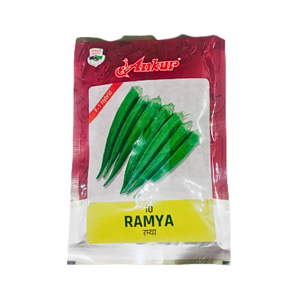 Ankur Ramya F1 hybrid Okra Organic Vegetable Seeds