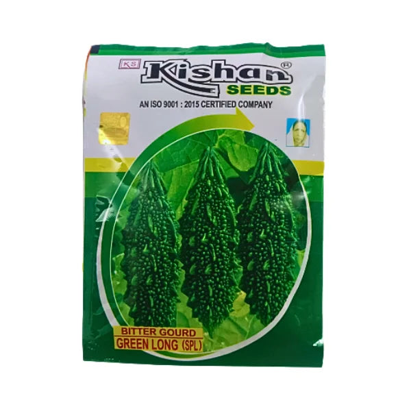 Kishan Green Long SPL Bitter Gourd Seeds