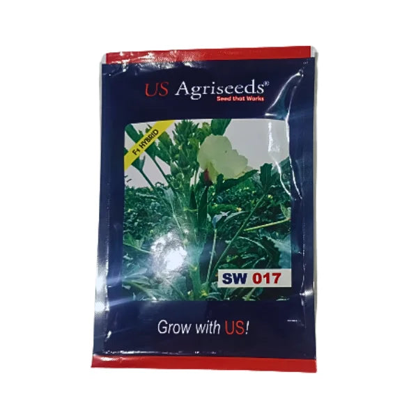 US Agriseeds F1 Hybrid SW 017 Okra (Bhindi) Seeds