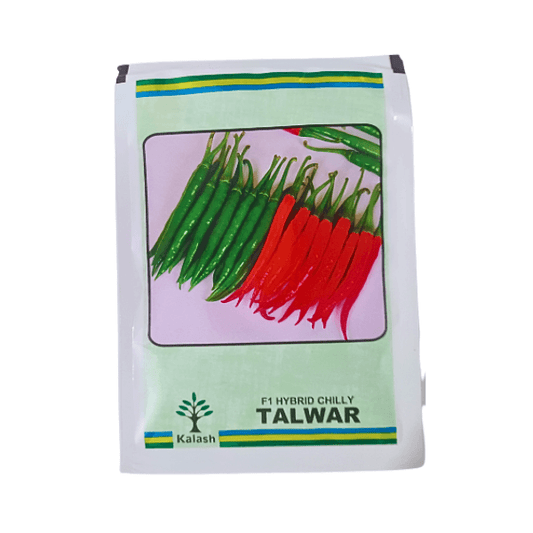 Kalash KSP 1467 Talwar F1 Hybrid Chilli Vegetable Seeds