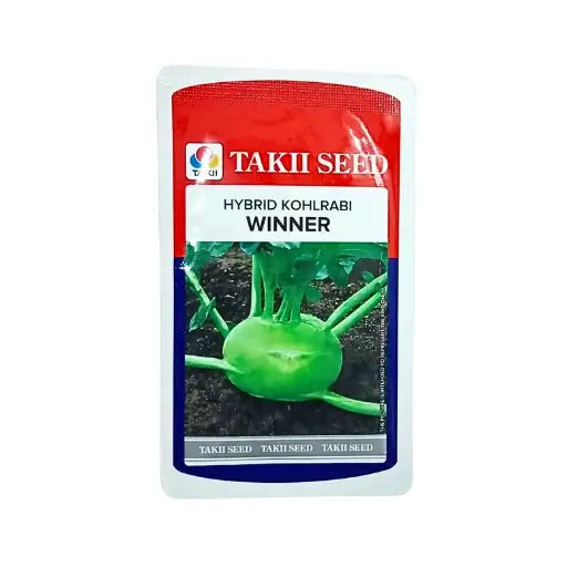 Takii Hybrid Kohlrabi Winner 10gm Organic vegetable Seeds Companies
