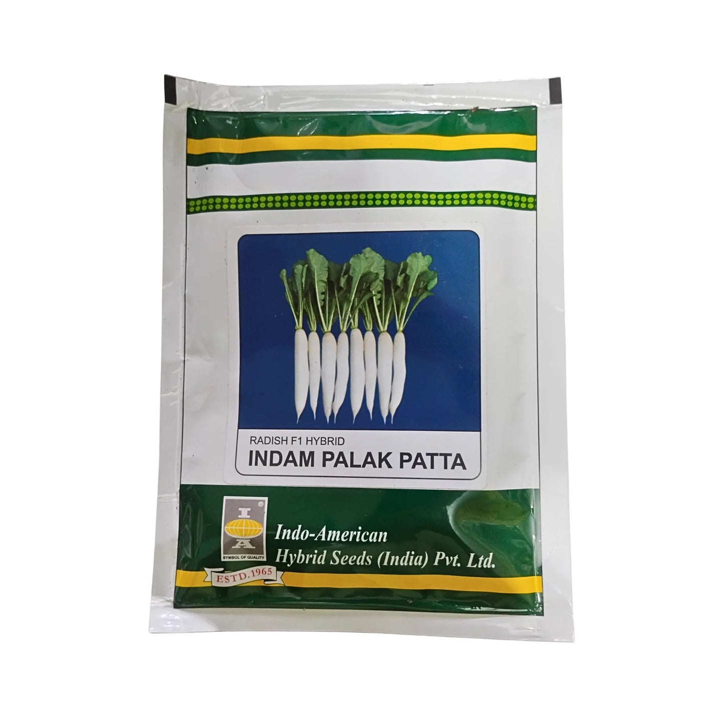 Indam Palak Patta F1 Hybrid Radish Indo-American Hybrid Seeds