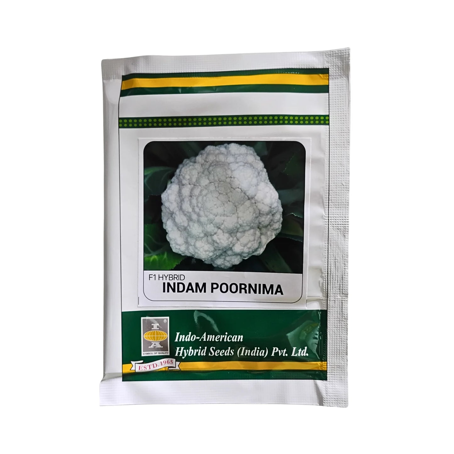 Indo-American Hybrid Seeds F1 Hybrid Indam Poornima Cauliflower Seeds