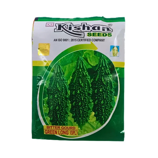 Kishan Green Long SPL Bitter Gourd Seeds