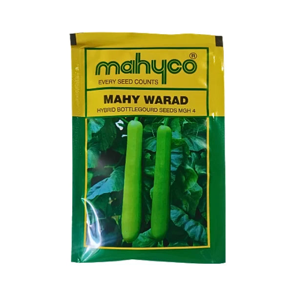 Mahyco Warad (MGH-4) Hybrid Bottle Gourd  Vegetable Seeds