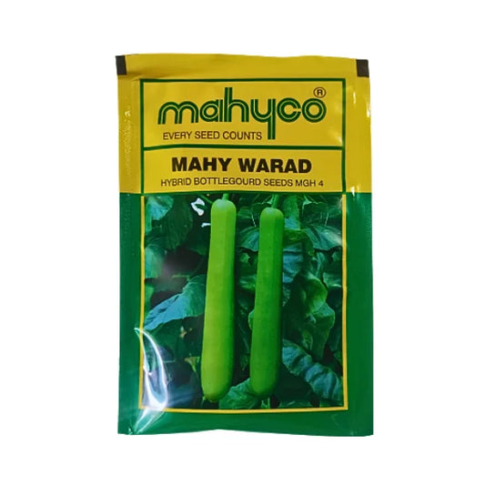 Mahyco Warad (MGH-4) Hybrid Bottle Gourd  Vegetable Seeds